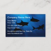 シャーククール魚釣り名刺 名刺 (正面)