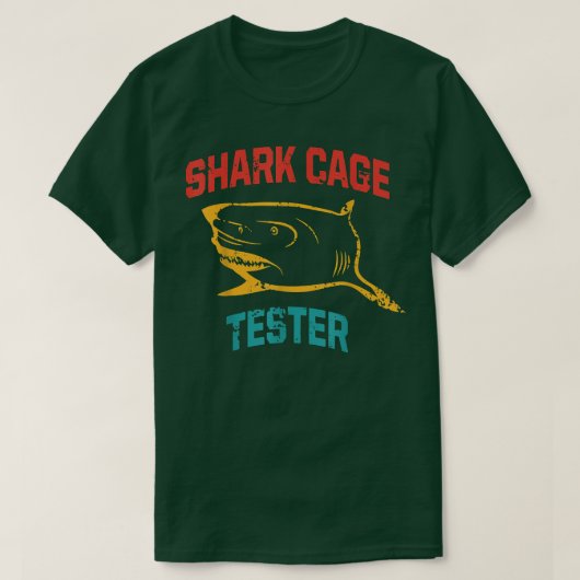 シャークケージテスターアパレル Tシャツ (デザイン正面)