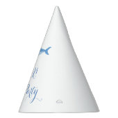 シャークサマーパーティースプラッシュ誕生日バッシュ パーティーハット (右)