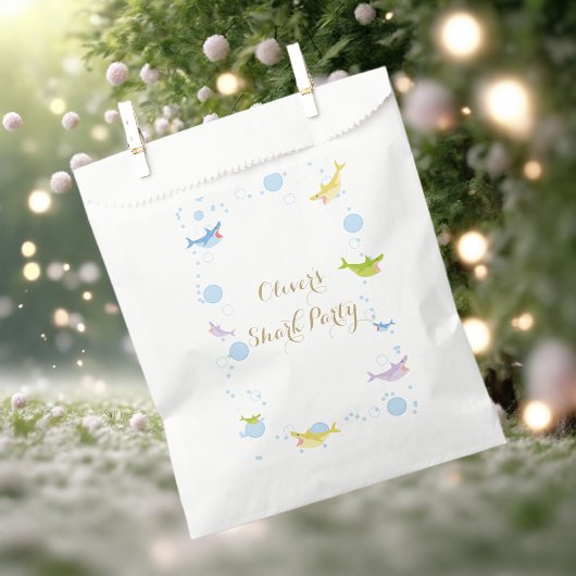 シャークサマーパーティースプラッシュ誕生日バッシュ フェイバーバッグ