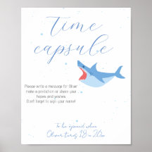 シャークサマーパーティープールと誕生日タイムカプセル