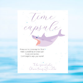 シャークサマーパーティープールと誕生日タイムカプセル ポスター