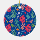 シャークサンタライディングスレッドオーナメント セラミックオーナメント (裏面)