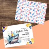 シャークシーライフ水族館お祝い誕生会 招待状