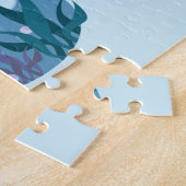 シャークシー海パーソナライズされたキッズ ジグソーパズル (側面)