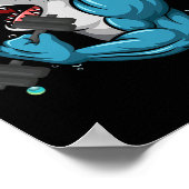 シャークジムパワーリフティングウエートリフティングボディビル ポスター (角)