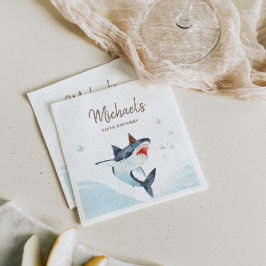 シャークジョーソーム招待状 スタンダードカクテルナプキン