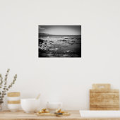 シャークスコーヴオアフB&W ポスター (キッチン)