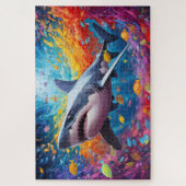 🐙シャークスプラッシュ：海のロックスター ジグソーパズル (縦)