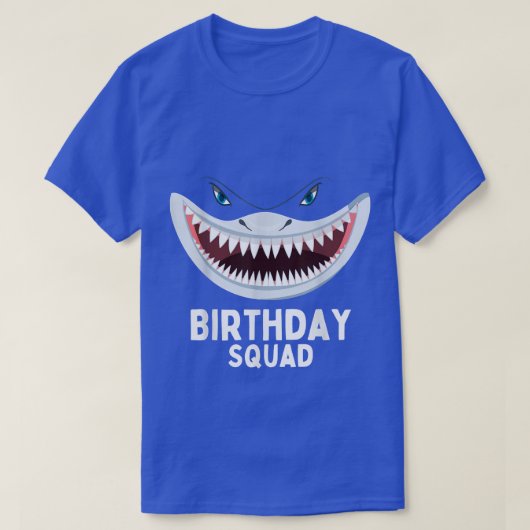 シャークス恋人誕生日スクワッドベイイパーティーチームボーイズG Tシャツ (デザイン正面)