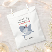 シャークタスティック誕生日サンキュー フェイバーバッグ (クリップ留めされた状態)