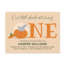 シャークターニングワンパンプキンファースト誕生日