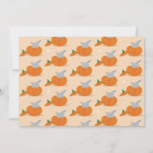 シャークターニングワンパンプキンファースト誕生日 招待状 (裏面)