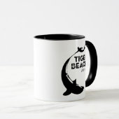 シャークダイビングアットタイガービーチ マグカップ (正面右)