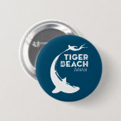 シャークダイビングアットタイガービーチ 缶バッジ (正面&裏面)