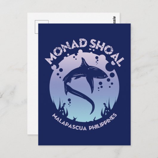 シャークダイビングアットモナドショール ポストカード (正面/裏面)