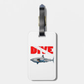 シャークダイビング ラゲッジタグ (裏面縦)