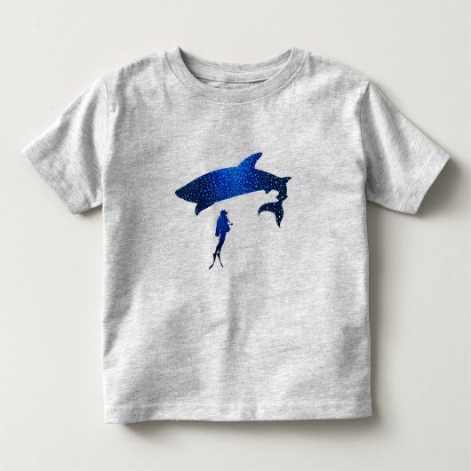 シャークダイブTシャツ トドラーTシャツ (正面)