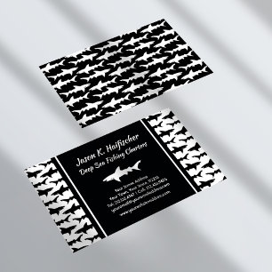 シャークデザイン/ダイバーキャプテン魚釣りライフガード 名刺