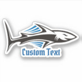 シャークトライバルアイコン1 シール (正面)