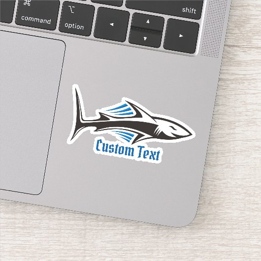 シャークトライバルアイコン1 シール (詳細)