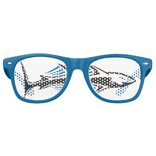 シャークトライバルアイコン1 レトロサングラス (正面)
