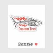 シャークトライバルアイコン2 シール (シート)