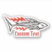 シャークトライバルアイコン2 シール (正面)