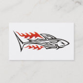 シャークトライバルアイコン2 名刺 (裏面)