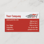 シャークトライバルアイコン2 名刺 (正面)