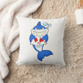 シャークトランプのポーカーでトランプのポーカーカード クッション (ブランケット)