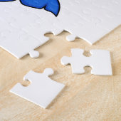 シャークトランプのポーカーでトランプのポーカーカード ジグソーパズル (側面)