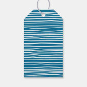 シャークバイト任意の年齢の誕生日パーティーありがとう ギフトタグ (裏面)