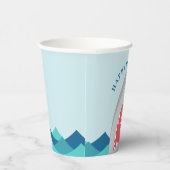 シャークバイト誕生日パーティー紙カップ 紙コップ (右)