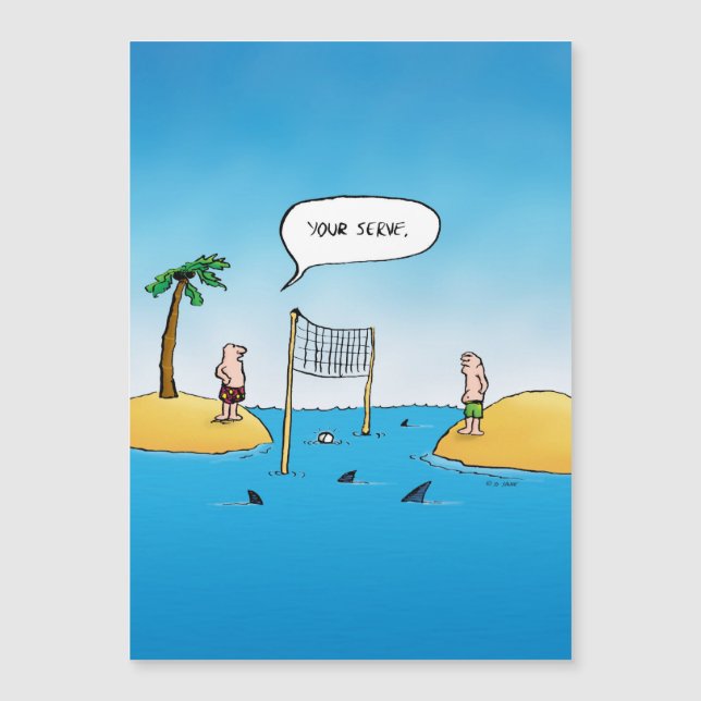 シャークバレーボールおもしろい漫画 (正面)