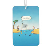 シャークバレーボールおもしろい漫画 カーエアーフレッシュナー (裏面)