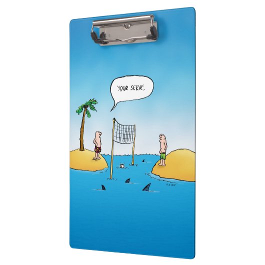 シャークバレーボールおもしろい漫画 クリップボード (左)