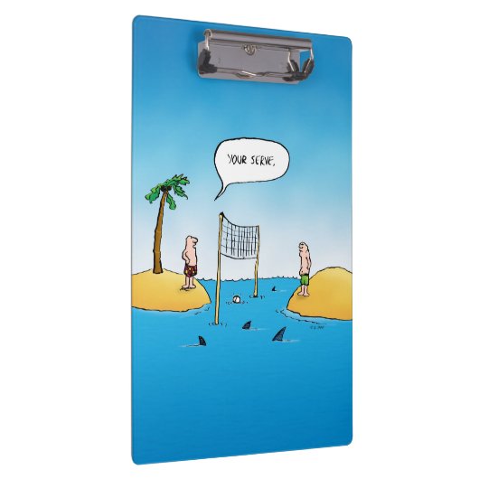 シャークバレーボールおもしろい漫画 クリップボード (右)
