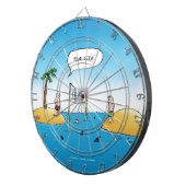 シャークバレーボールおもしろい漫画 ダーツボード (正面右)