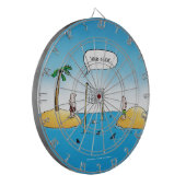 シャークバレーボールおもしろい漫画 ダーツボード (正面左)