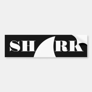 シャークバンパーステッカー バンパーステッカー