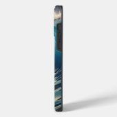 シャークバンプと噛み込み iPhoneケース (左側面)