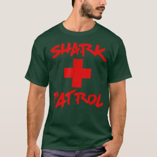 シャークパトロールレッドフォント Tシャツ