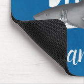 シャークパーソナライズされた海クールビーチトロピカル マウスパッド (コーナー)