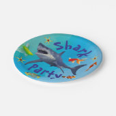 シャークパーティー紙プレート ペーパープレート (アングル)