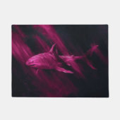 シャークピンク 18 x 24 ドアマット (正面)