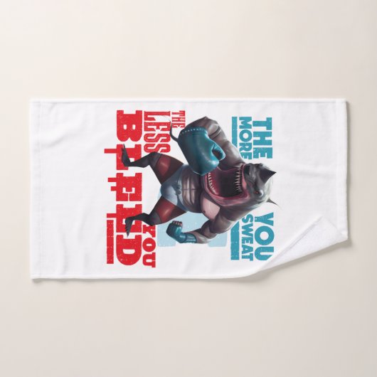 シャークファイター引用文タオル ハンドタオル (ハンドタオル)