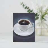 シャークフィンコーヒー葉書 ポストカード (スタンド正面)