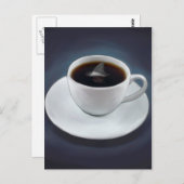 シャークフィンコーヒー葉書 ポストカード (正面/裏面)