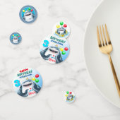 シャークフィンタスティック子供の誕生日 コンフェッティ (グループ)